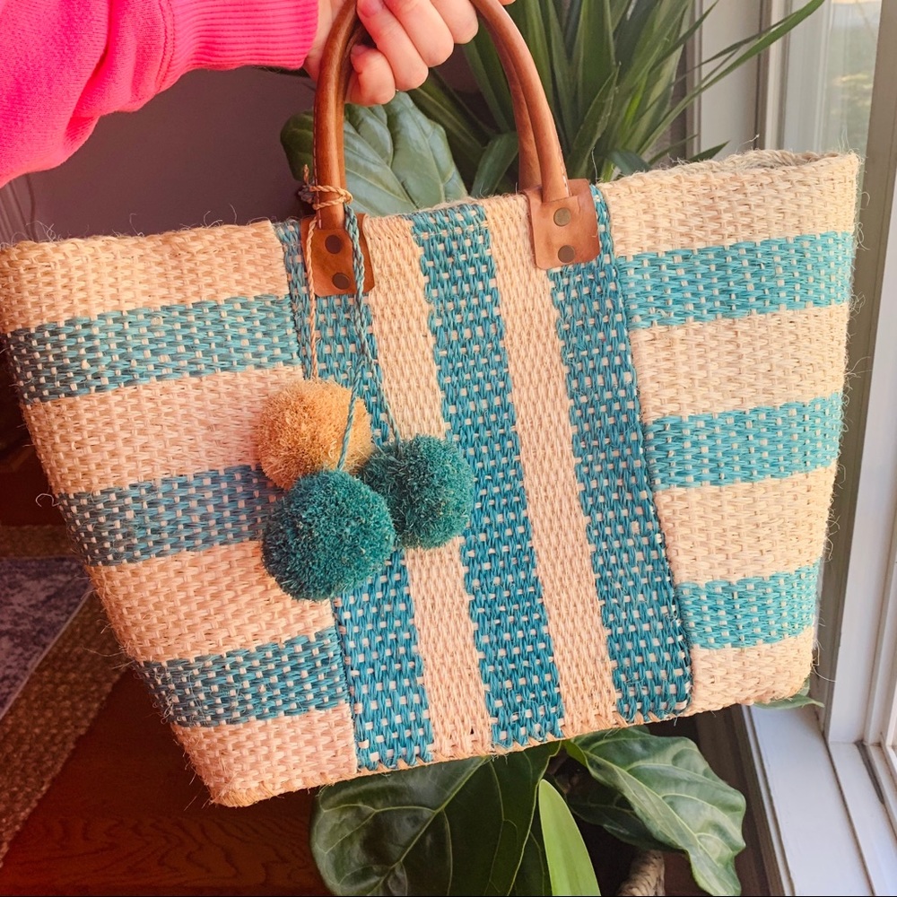 Mar Y Sol woven tote